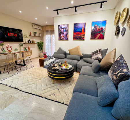 Appartement Meublé et Élégant à Guéliz